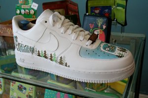 Gama-Go painted Air Force Ones. From Thrillist.